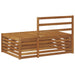 Canapea de exterior cu braț final natural 115 x 83 x 73 cm - WALTI WALTI