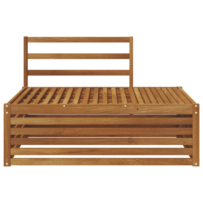 Canapea de exterior cu braț final natural 115 x 83 x 73 cm - WALTI WALTI