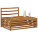 Canapea de exterior cu braț final natural 115 x 83 x 73 cm - WALTI WALTI