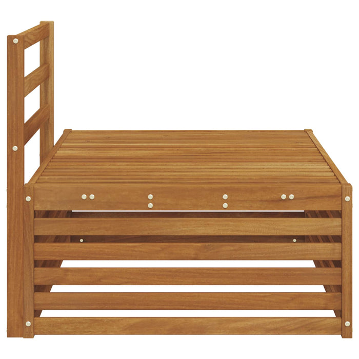 Canapea de exterior cu braț final natural 115 x 83 x 73 cm - WALTI WALTI