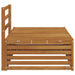 Canapea de exterior cu braț final natural 115 x 83 x 73 cm - WALTI WALTI