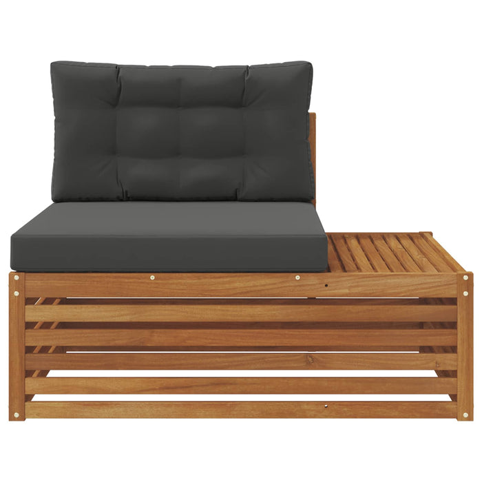 Canapea de colț cu pernă Natural și Antracit 115 x 83 x 73 cm - WALTI WALTI