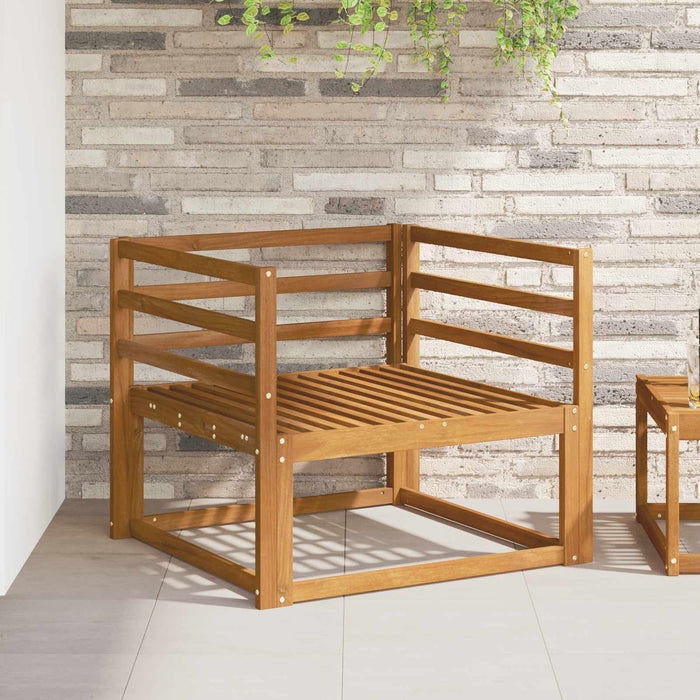 Brat 2 pcs natural 79 x 4 x 73 cm Lemn Solid de Acacia WALTI