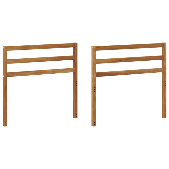 Brat 2 pcs natural 79 x 4 x 73 cm Lemn Solid de Acacia WALTI
