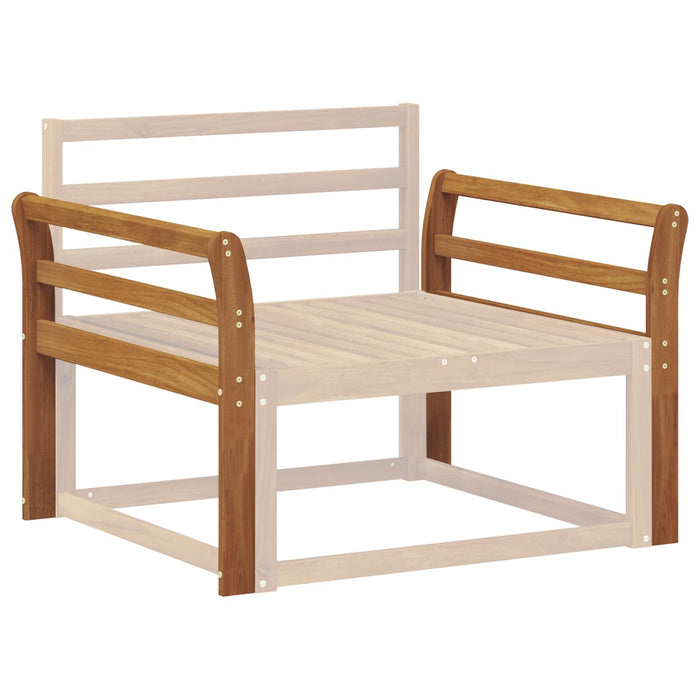 Brat 2 buc. natural 79 x 8 x 60 cm Lemn Solid de Acacia WALTI