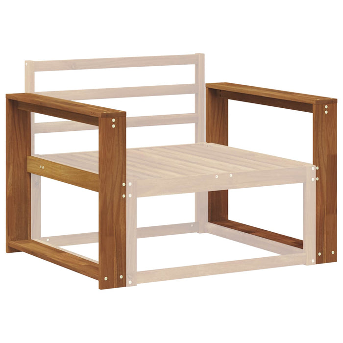 Brat 2 buc. natural 78 x 10 x 61 cm Lemn Solid de Acacia WALTI