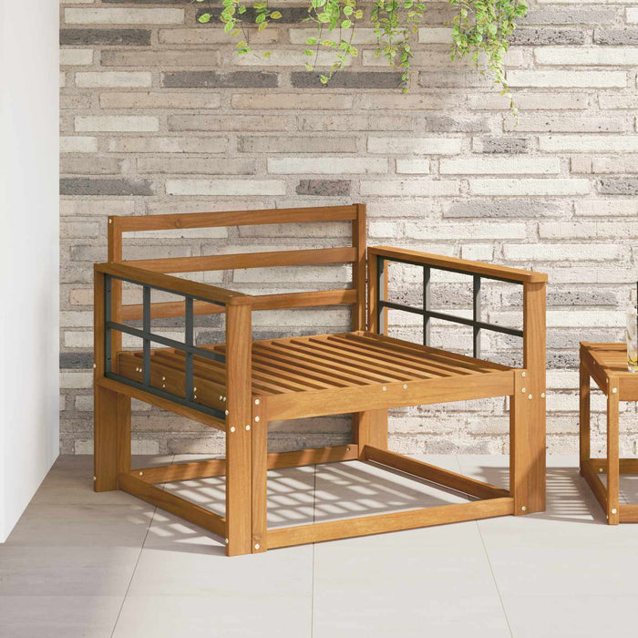 Brat 2 buc. natural 78,5 x 6 x 61 cm Lemn Solid de Acacia WALTI
