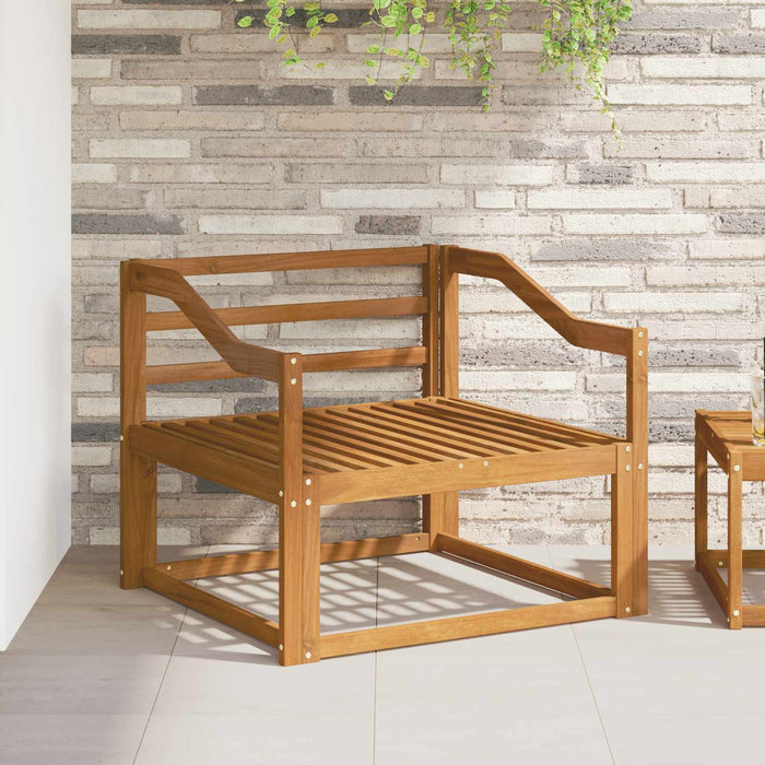 Brat 2 buc. natural 79 x 4 x 73 cm Lemn Solid de Acacia WALTI