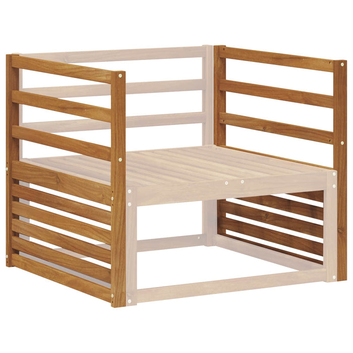 Brat 2 buc. natural 79 x 4 x 73 cm Lemn Solid de Acacia WALTI