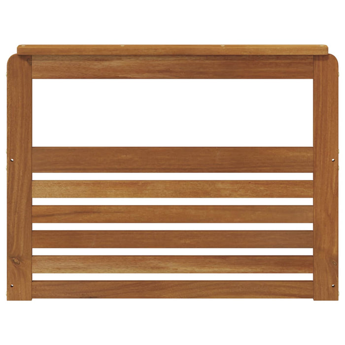 Brat 2 buc. natural 79 x 6 x 61 cm Lemn Solid de Acacia WALTI