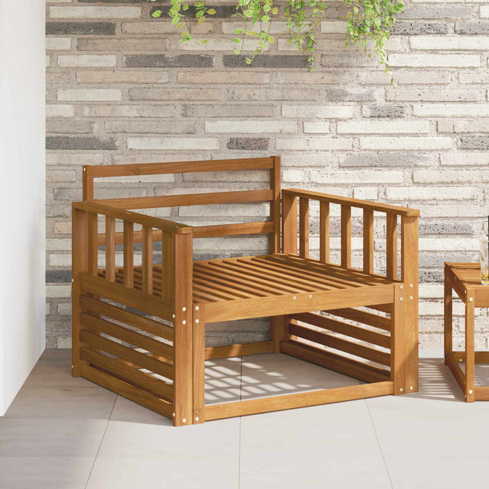 Brat 2 buc. natural 80 x 6 x 61 cm Lemn Solid de Acacia WALTI