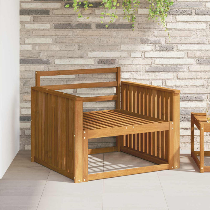 Brat 2 buc. natural 80 x 6 x 61 cm Lemn Solid de Acacia WALTI