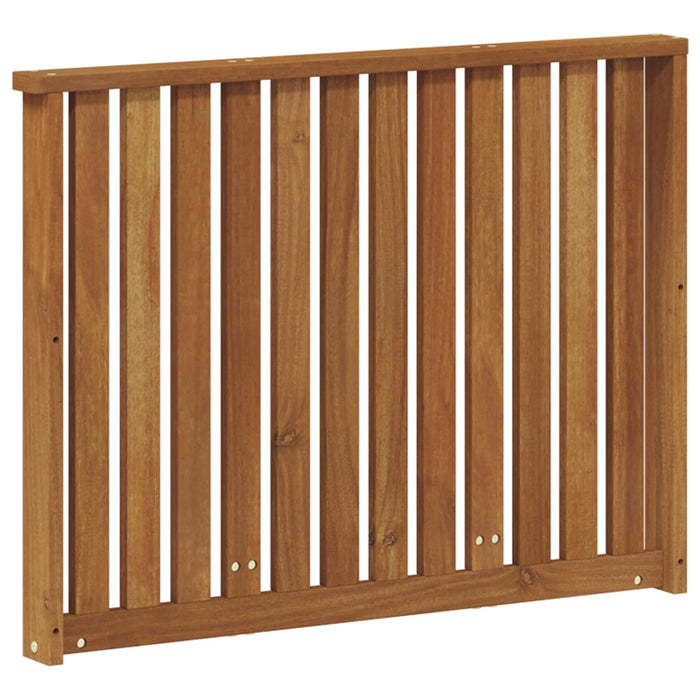 Brat 2 buc. natural 80 x 6 x 61 cm Lemn Solid de Acacia WALTI