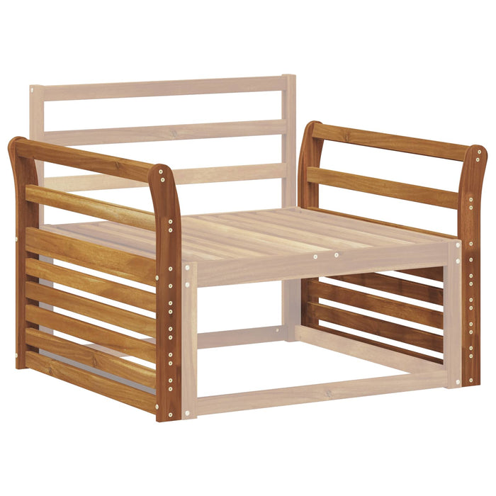 Brat 2 buc. natural 78,5 x 8 x 60 cm Lemn Solid de Acacia WALTI