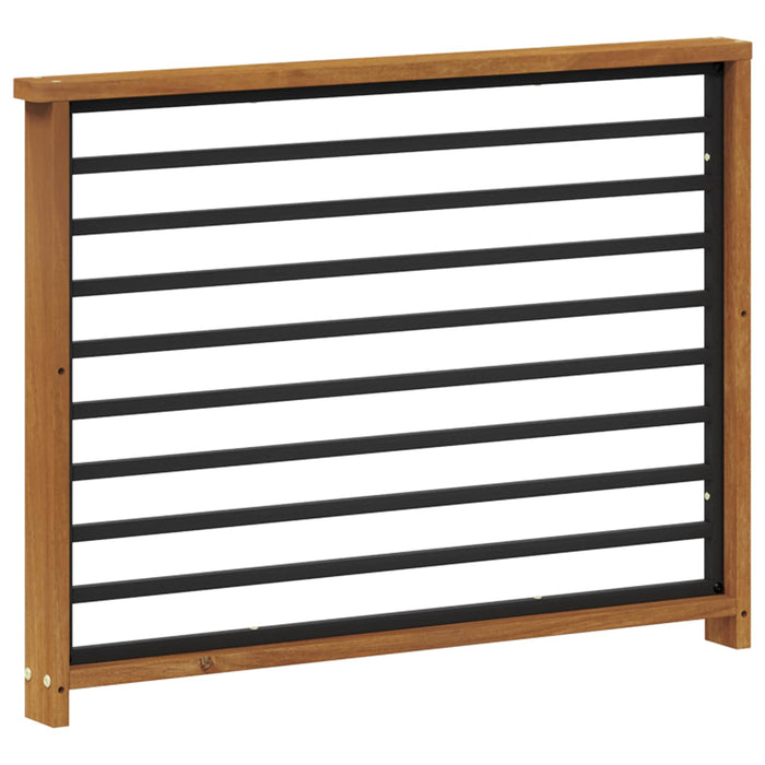 Brat 2 buc. natural 80 x 6 x 61 cm Lemn Solid de Acacia WALTI