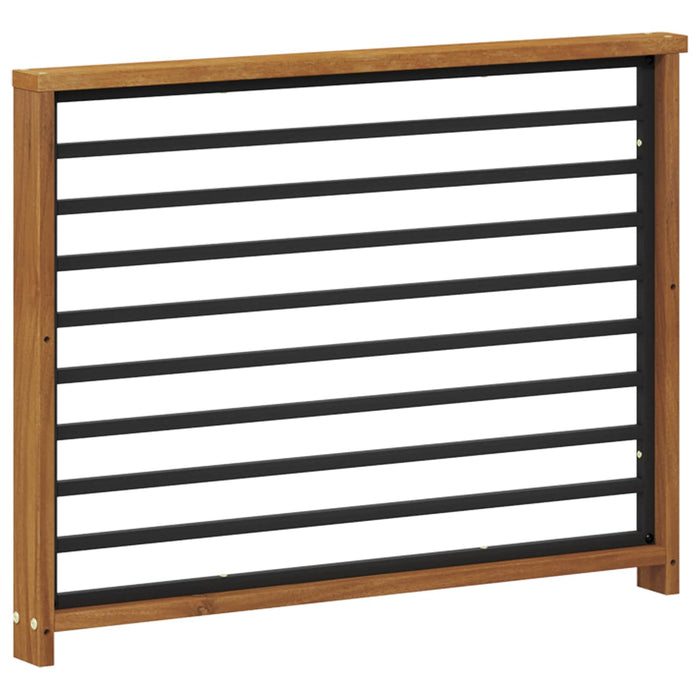 Brat 2 buc. natural 80 x 6 x 61 cm Lemn Solid de Acacia WALTI