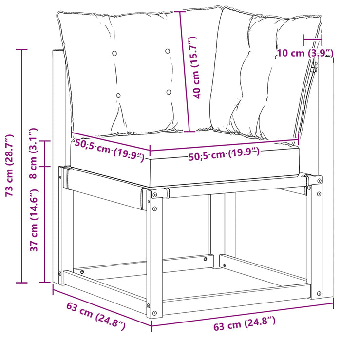 Sofa Colțar pentru Exterior - WALTI WALTI