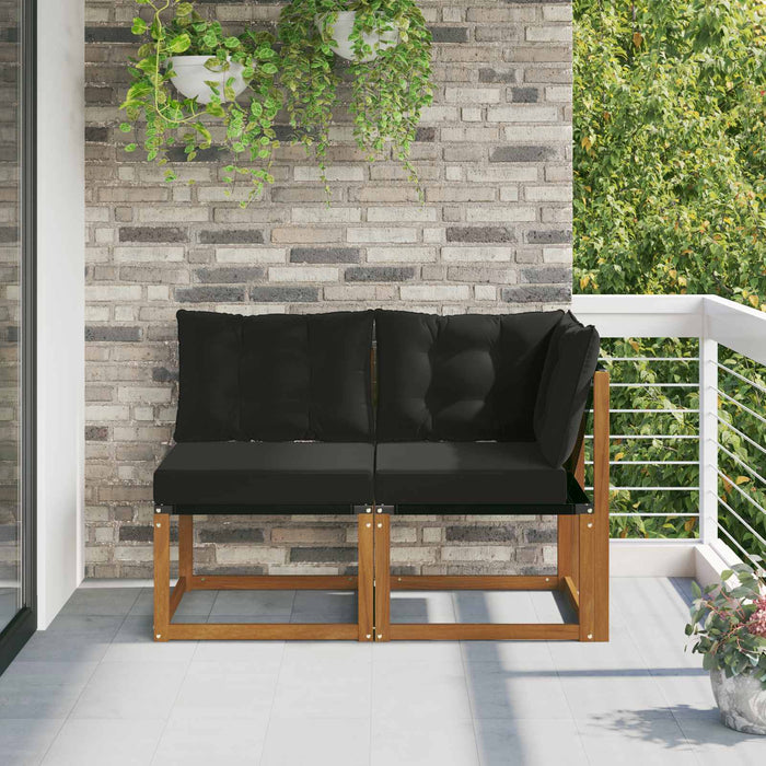 Canapea de exterior din mijloc și colț 2 Bucată natural - WALTI WALTI