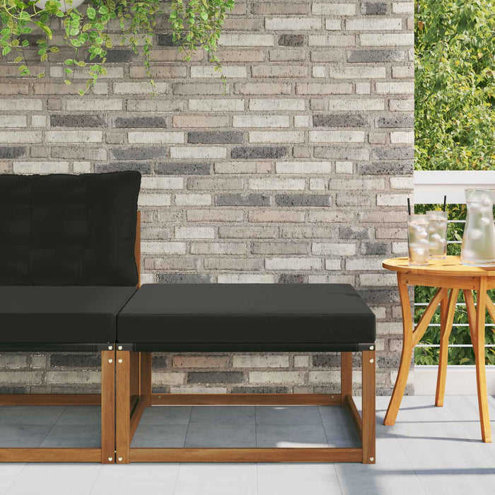 taburet Lemn Solid de Acacia natural - WALTI WALTI