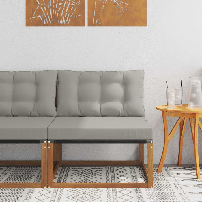 canapea de mijloc Lemn Solid de Acacia natural - WALTI WALTI