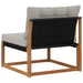 canapea de mijloc Lemn Solid de Acacia natural - WALTI WALTI