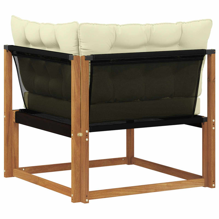 Canapea colțar Lemn Solid de Acacia natural - WALTI WALTI