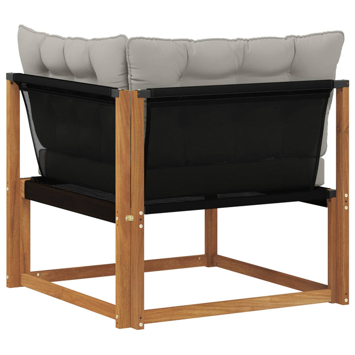 Canapea colțar Lemn Solid de Acacia natural - WALTI WALTI
