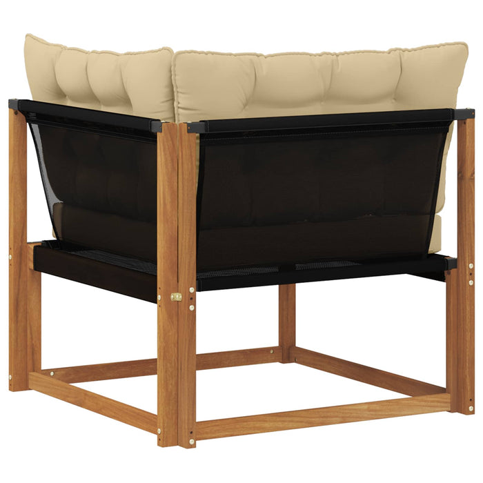 Canapea colțar Lemn Solid de Acacia natural - WALTI WALTI
