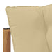 2 Bucată canapea de mijloc Lemn Solid de Acacia natural - WALTI WALTI