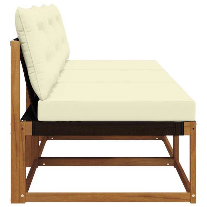 3 Bucată canapea de mijloc Lemn Solid de Acacia natural - WALTI WALTI
