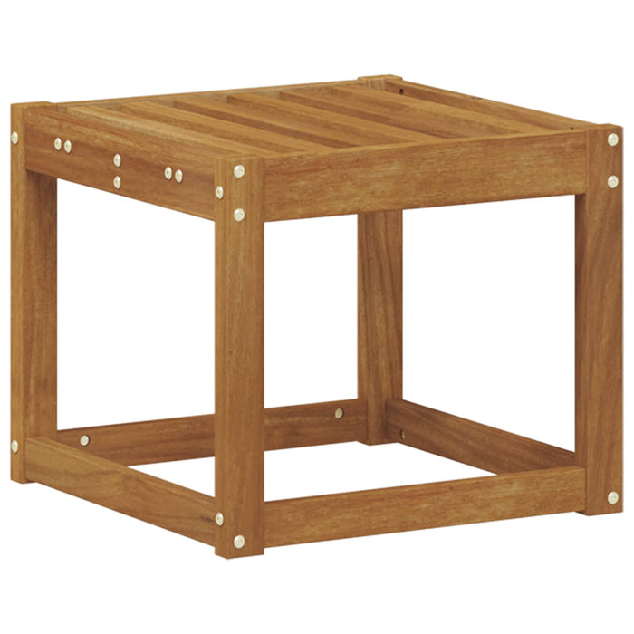 Bancă de taburet natural 43 x 43 x 37 cm Lemn Solid de Acacia - WALTI WALTI