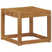 Bancă de taburet natural 43 x 43 x 37 cm Lemn Solid de Acacia - WALTI WALTI