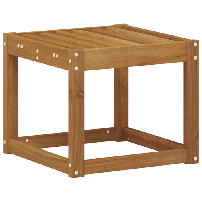 Bancă de taburet natural 43 x 43 x 37 cm Lemn Solid de Acacia - WALTI WALTI