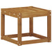 Bancă de taburet natural 43 x 43 x 37 cm Lemn Solid de Acacia - WALTI WALTI