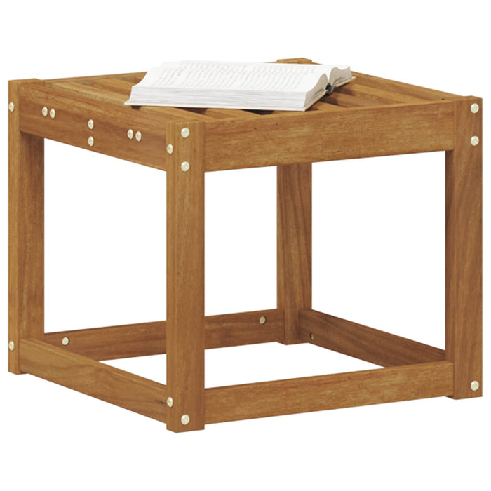 Bancă de taburet natural 43 x 43 x 37 cm Lemn Solid de Acacia - WALTI WALTI