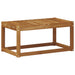 Bancă de exterior natural 79 x 43 x 37 cm Lemn Solid de Acacia - WALTI WALTI