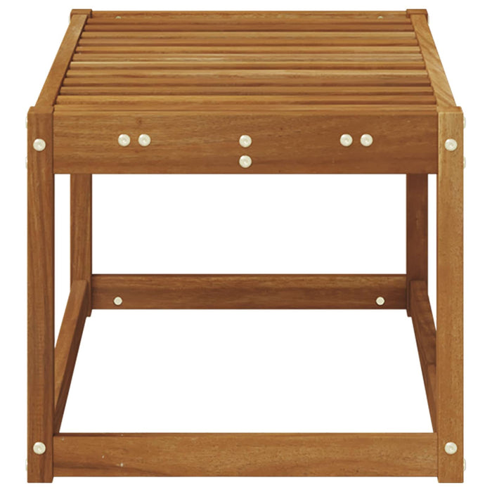 Bancă de exterior natural 79 x 43 x 37 cm Lemn Solid de Acacia - WALTI WALTI