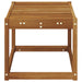 Bancă de exterior natural 79 x 43 x 37 cm Lemn Solid de Acacia - WALTI WALTI