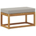 Bancă de exterior Lemn Solid de Acacia natural - WALTI WALTI
