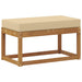 Bancă de exterior Lemn Solid de Acacia natural - WALTI WALTI