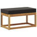 Bancă de exterior Lemn Solid de Acacia natural - WALTI WALTI