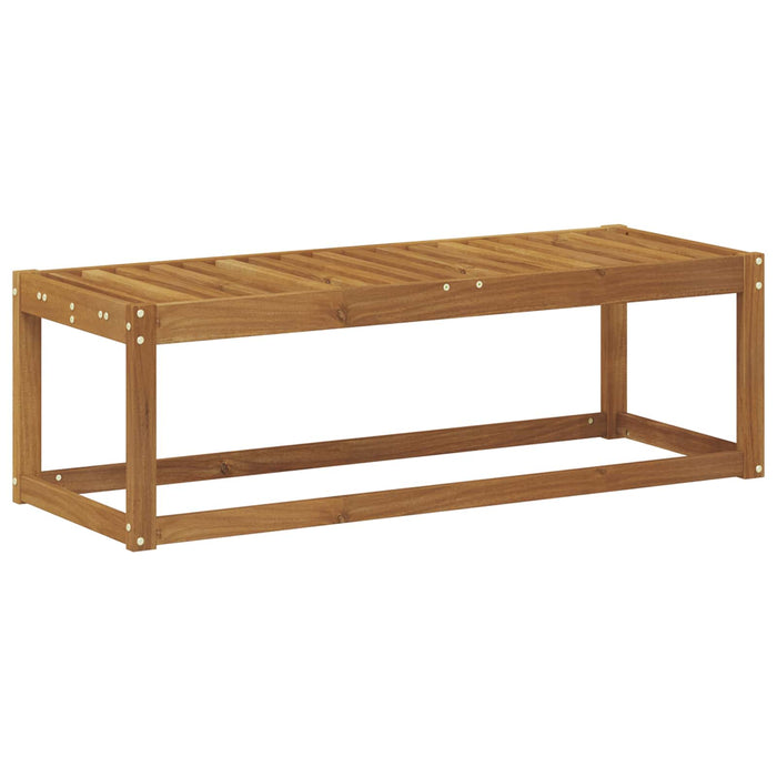 Bancă de exterior natural 115 x 43 x 37 cm Lemn Solid de Acacia - WALTI WALTI