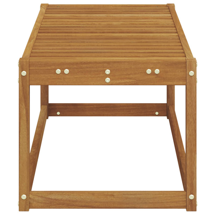 Bancă de exterior natural 115 x 43 x 37 cm Lemn Solid de Acacia - WALTI WALTI