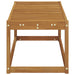 Bancă de exterior natural 115 x 43 x 37 cm Lemn Solid de Acacia - WALTI WALTI