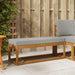 Bancă de taburet Gri natural și deschis 115 x 43 x 37 cm - WALTI WALTI