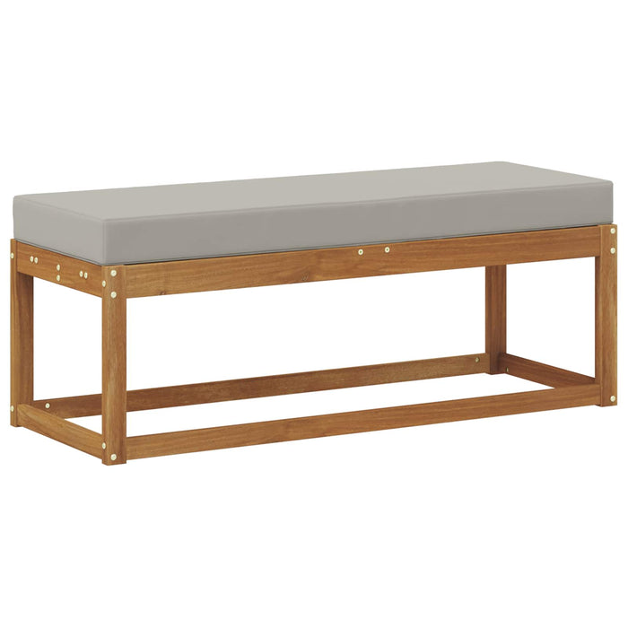 Bancă de taburet Gri natural și deschis 115 x 43 x 37 cm - WALTI WALTI