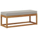 Bancă de taburet Gri natural și deschis 115 x 43 x 37 cm - WALTI WALTI