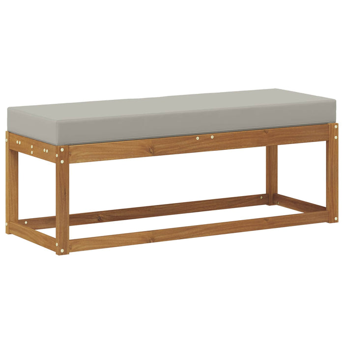 Bancă de taburet Gri natural și deschis 115 x 43 x 37 cm - WALTI WALTI