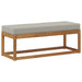 Bancă de taburet Gri natural și deschis 115 x 43 x 37 cm - WALTI WALTI