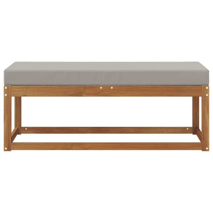 Bancă de taburet Gri natural și deschis 115 x 43 x 37 cm - WALTI WALTI